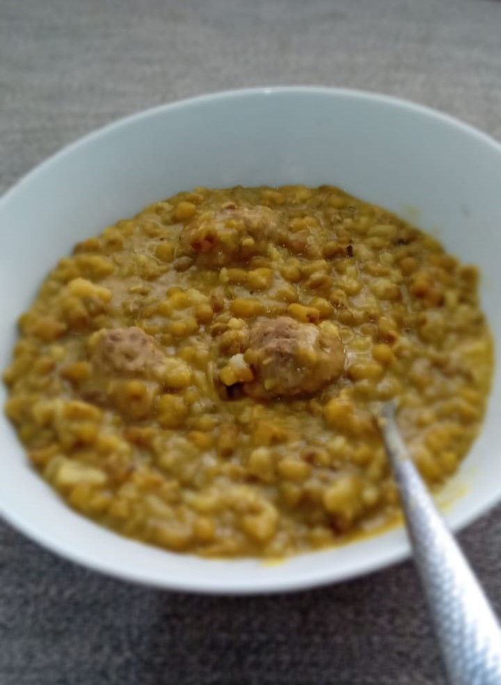 תבשיל מש עם קציצות בקר ואורז להסמכה