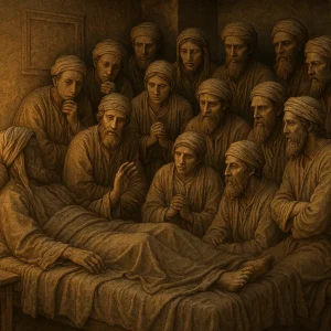 יעקב אבינו עם 12 השבטים, בברכת הבנים